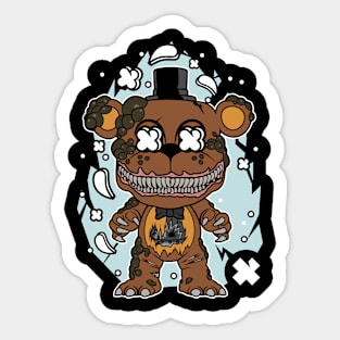 Freddy Bear Pop Culture Sticker